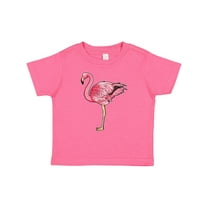 Inktastic Pink Flamingo Boys or Girls Baby T-Shirt