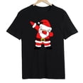 thumbnail image 3 of Camisetas con estampado de Papá Noel para Navidad, ropa a juego para la familia, para madre, padre e hijos, mameluco para bebé, atuendo de fiesta, camisetas de aspecto familiar, 3 of 5