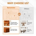 thumbnail image 3 of HomeZeer Mid Century Wingback Accent Chair Set of 2 ,Upholstered Tufted Arm Chair with Solid Wood Frame,Comfy Velvet Armchair Leisure Sofa for Living Room and Bedroom,Orange, 3 of 12