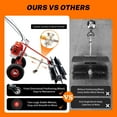 thumbnail image 6 of Loyalheartdy 43CC 1.7HP Walk-Behind Sweeper 2 Stroke Air-cooled Fuel Engine Handheld Sweeper Broom Snow Driveway Turf Brush Cleaner, 6 of 12