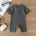 thumbnail image 5 of pop seller Baby Solid Color Baby Onesie Bag Butt Jacket Short Sleeved Climbing Suit, 5 of 5
