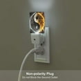 thumbnail image 5 of Cauagu Yin Yang Print LED Nightlight,0.5W Night Lights Plug into Wall 1 Pack with Dusk-to-Dawn Light Sensor Soft Glow Lamp for Bathroom Adult Hallway-, 5 of 7