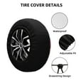 thumbnail image 2 of Daiia Octopus in love Pattern Tire Covers , Travel Trailer Camper Truck SUV Motorhome Waterproof Wheel Cover, Sun Rain Snow Protector-16 inch, 2 of 6