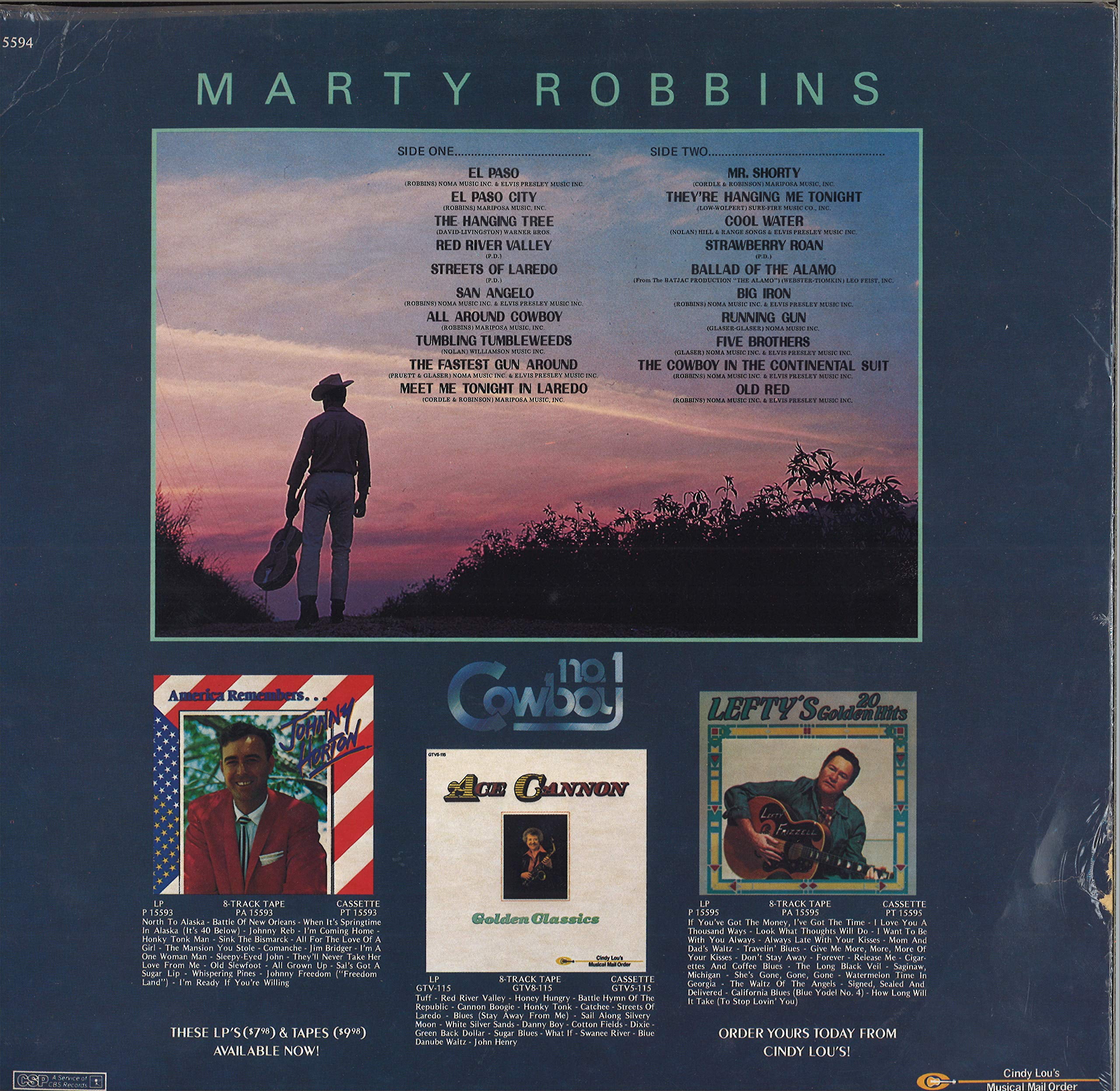 Marty Robbins - #1 Cowboy - Music & Performance - Vinyl Marty Robbins - #1 Cowboy - Music & Performance - Vinyl