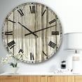 thumbnail image 2 of DesignArt Forest in Winter Gold Large Wall Clock, 2 of 2