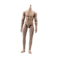 thumbnail image 2 of Figura de acción flexible masculina de 6 pulgadas, cuerpo masculino a escala 1/12, articulación móvil para dibujos. color trigo, 2 of 9