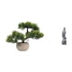 thumbnail image 1 of Colección De Bonsáis Artificiales, Maceta Decorativa Con Planta Artificial, Estatua De Guan Yin, Adorno De Piedra, Decoración Budista Feng Shui Para Interiores, Pasillo Y Dormitorio., 1 of 8