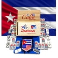 thumbnail image 1 of Juego de dominó Cuban Double Nine PRK 14 con estuche de madera, 1 of 9
