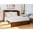 thumbnail image 5 of AFI Hamilton Full Solid Wood Murphy Bed Chest with Built-In Charger in Walnut, 5 of 7