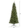 thumbnail image 3 of Nearly Natural Green 10' Artificial Synthetic Cashmere Slim Christmas Tree, 3 of 11