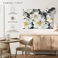 thumbnail image 5 of Elephant Stock Puffy White Flowers Wall Art - Horizontal Canvas Wall Art - Living Room Wall Decor - Floral And Botanical Canvas - Gray And White Decor - 30" x 20", 5 of 8