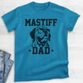 thumbnail image 2 of Mastiff Dad, Unisex Men's Shirt, English Mastiff, Mastiff Owner, Funny Dog Dad Gift, Heather Blue, XX-Large, 2 of 6