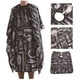 thumbnail image 4 of Bata de corte de peluquería JM impermeable estampado negro 140 x 120 cm, 4 of 5