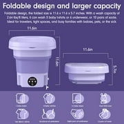 Mini Washing Machine 8L Folding Portable Sterilization Drying Laundry Machine