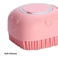 thumbnail image 2 of Guantes Masaje para Baño Cepillo Con Caja Champú Silicona Y Gatos () Rosa, 2 of 4