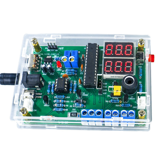 Multi-Function Meter DIY Soldering Kit Voltage Current Temperature Measurement PWM Signal Generator Loose Part TJ-56-693