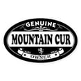 thumbnail image 1 of CafePress - MOUNTAIN CUR Oval Sticker - Sticker (Oval), 1 of 1