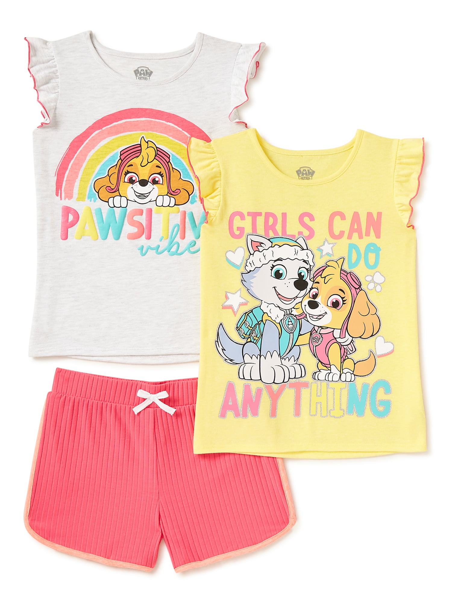 Girls Shorts & T-Shirt Set Paw Patrol