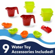 Simplay3 Rushing River Falls Multilevel Water Play Table with Hose Connect