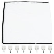 GOOHOCHY Projecting Screen 1Pc White For Home And Business 100 Inches
