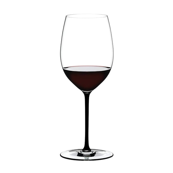 Riedel Fatto A Mano Cabernet Wine Glass, Black
