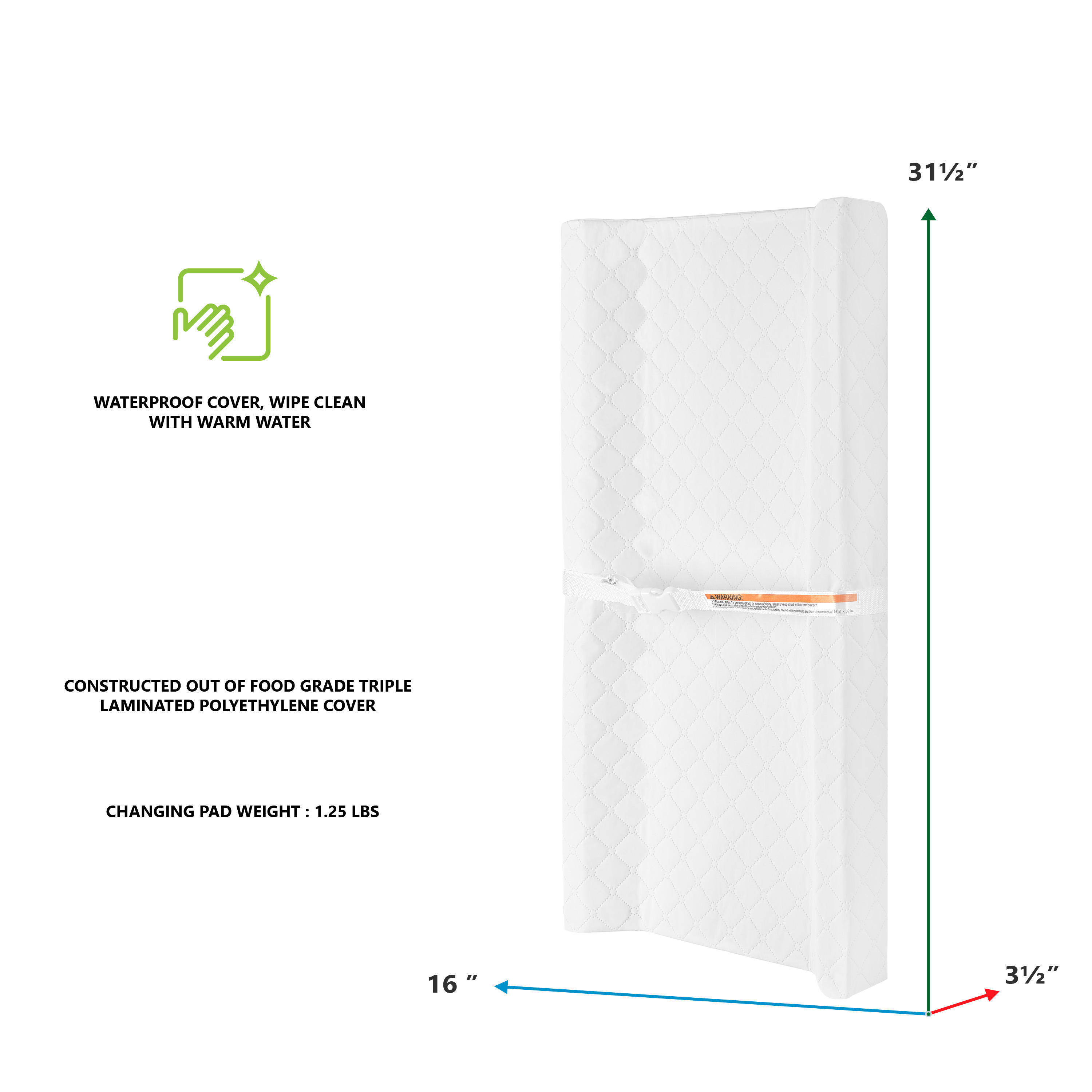 Dream On Me Cypress Contour Changing Pad photo 5