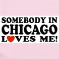 thumbnail image 2 of CafePress - Somebody In Chicago Loves Me Infant Bodysuit - Baby Light Bodysuit, Size Newborn - 24 Months, 2 of 4