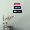 thumbnail image 4 of Signs ByLITA Basic Photos Sign (Red) - Large, 4 of 6