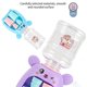 thumbnail image 4 of Mini dispensador de agua infantil con forma de oso adorable, juguete para bebidas con botón pulsador para niños pequeños, juego de cocina de imitación multicolor para niños y niñas, incluye 2 vasos y, 4 of 9