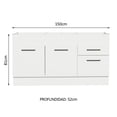 thumbnail image 2 of Mueble Inferior de Cocina MADESA Agata 150cm 2 Puertas y 2 Cajones, 2 of 9