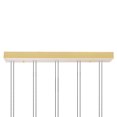 thumbnail image 3 of 5 Light LED Chandelier with Satin Gold finish, 3 of 6