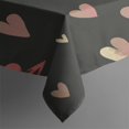thumbnail image 2 of Happy Valentine’s Day Love Table Cloth,Wrinkle Free Table Cover with Polyester,Waterproof Reusable Table Clothes for Easter Birthday Picnic Wedding (Rectangle,60x84inch), 2 of 5