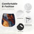 thumbnail image 4 of Salouo Cosmic Dog Starry Night Print Women's 2 in 1 Running Shorts Double-Layer Shorts Athletic Workout Gym Yoga Shorts Running Shorts for Women-X-Large, 4 of 7