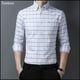 thumbnail image 2 of Camisa Oxford 100 % algodón de alta calidad de Taoboo, camisa informal de manga larga de color sólido para hombre, estilo empresarial, ropa ajustada para hombre, 2 of 4