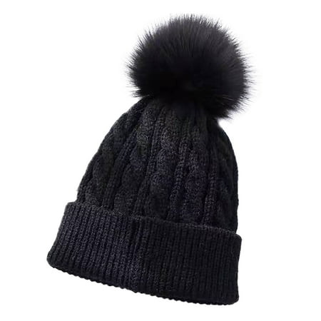 

Baby Girls Boys Soft Warm Knit Hat Kids Winter Hat With Hood Cap Winter Baby Hats
