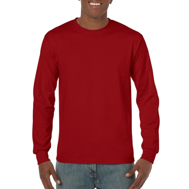 Gildan - T-Shirt à Manches Longues en Coton Épais