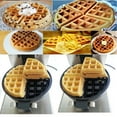 thumbnail image 6 of INTBUYING Nonstick Electric Single Head Rotary Waffle Baker Maker with Precision Template Dessert Making Machine, 6 of 7