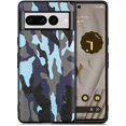 thumbnail image 1 of Camouflage Leather Case Compatible Google Pixel 7 Pro/ Pixel 7 Ultra Slim Shockproof Fall Protection, 1 of 3