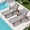 Brown, variant on SERWALL Textilene Patio Chaise Lounge Chair, 5-Position Adjustable Outdoor Lounger with Rolling Wheels for Pool, Deck, Aruba