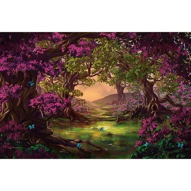 Drill Diamond Painting (DE0508) 5D DIY Kit completo de punto de cruz Decoración Regalos (Tree04) 50x70cm FLhrweasw Nuevo