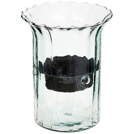 UPC 723472012554 product image for Kalalou Small Ribbed Glass Candle Cylinder  One Size  Brown | upcitemdb.com