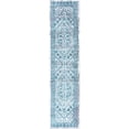 thumbnail image 5 of JONATHAN Y MODERN PERSIAN 2 x 10 Runner Rug, Boho Cottage Medallion - Blue/White, MDP501C-210, 5 of 9