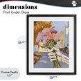 thumbnail image 4 of Stupell Industries Bohemian Skeleton Hand Holding Flowers Black Framed Print Under Glass, 13 x 16, by The Prints Vibe, 4 of 8