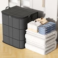thumbnail image 7 of Dust-Proof Comforter And Bedding Organizer Spacious Moving Storage Bin Large Zippered Non-Woven Fabric Bag With Handles Zipper Storage Bags Foldable Wardrobe Storage Bag,C, 7 of 7