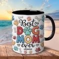thumbnail image 5 of Gifts For Dog Mom - Gifts For Mom, Mother - Best Dog Mom Ever Cup - Thanksgiving Birthday Gifts For Dogs Lover Dogs Owner From Daughter Son Husband - Present For Sister, Friend, 5 of 6