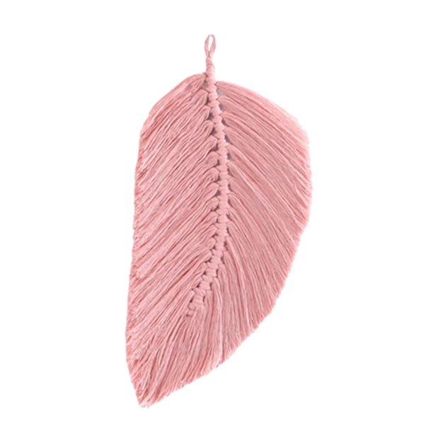 Macramé hoja colgante de pared Boho decoración Gloria Tapiz para colgar en la pared