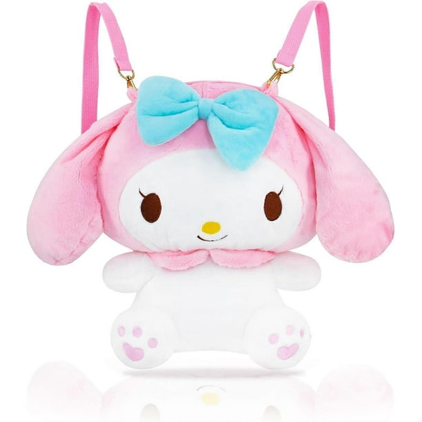 Anime Cartoon Cute My Melody Rabbit Plush Doll Backpack Kawaii Lolita JK Girls Bag Birthday Gifts Pink