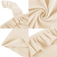 thumbnail image 4 of Summer Square Neckline Ruffle Strap Women Solid Slim Knit Camisole Tank Tops, 4 of 5