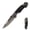 Grey, variant on Stainless Steel G10 Folding Knife Versatile Outdoor Camping Hiking Gear Durable Lightweight ，Black，Grey