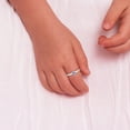 thumbnail image 4 of Bague en Argent Sterling 925 avec Pierre de Naissance Alexandrite Simulée, Zircone Cubique, pour Filles, Taille 4, 4 of 4